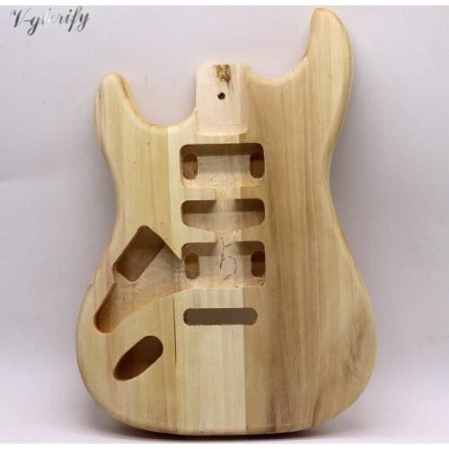 Left hand poplar ST guitar body electric guitar body
