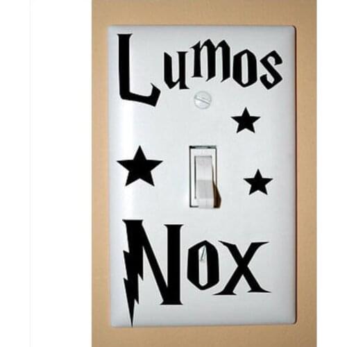 Lumos Nox Personalized Switch Sticker Vinyl Accessories Wall Sticker 1SS0026
