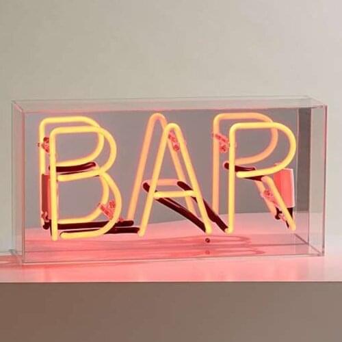 Neon Signs 10kv Beer Bar Neon Light Sign Cocktail Hustle Cocktails Neon Acrylic Box Room Decor Neon Lamps Xoxo Aesthetic Room
