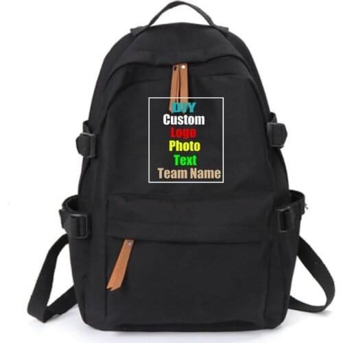 Custom logo 2021 new casual backpack female Korean version waterproof backpack junior high school student schoolbag