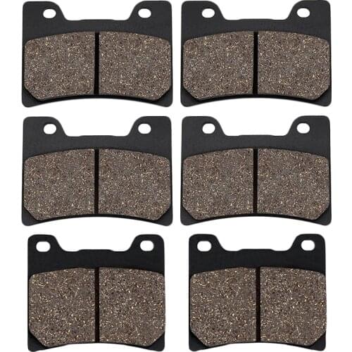 Motorcycle Front&Rear Brake Pads forYAMAHA FZR1000 FZR 1000 Genesis FJ1200 FJ 1200 V-Max Vmax 1200 TDM850 TRX850 Brake Disks