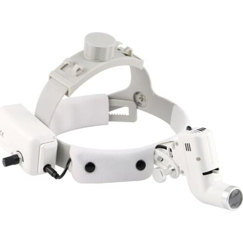 5W Dental LED Head Light Lamp for Binocular Loupes Brightness Spot Ajustable Hight Intensity headband headlight