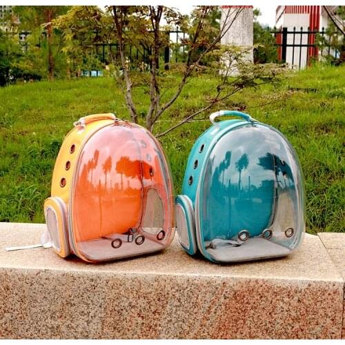 Cat Carrier Bags Breathable Pet Carriers Small Dog Cat Backpack Travel Space Capsule Cage Pet Transport Bag Carrying For Cats