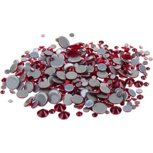 Nail art decorations dark siam AAA high Quality Glass Crystal SS6-SS10 Hotfix Rhinestones For clothing Garment Accessorie