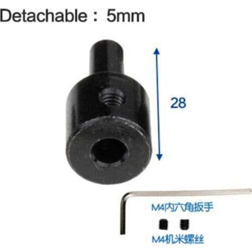 1PC JT0 Drill chuck coupling shaft connecting rod fit for 2.3/3.17/4 /5/6/8MM Shaft Motor Shaft sleeve Detachable/non-detachable