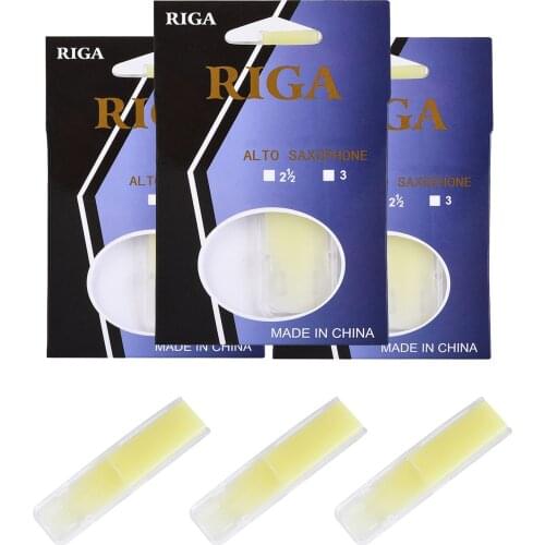 Alto Saxophone Resin Reed Portable Sax Reed Practical Instrument Accessories Suitable for Beginner Student FK88