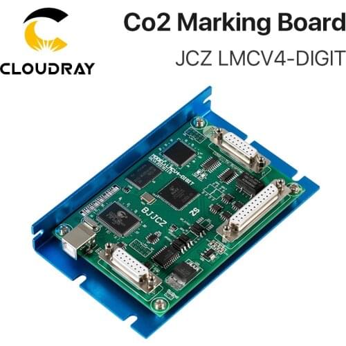 Cloudray Co2 Laser Marking Controller JCZ LMCV4-DIGIT Marking Board BJJCZ EzCad for 10.6um Co2 Marking Laser Tube RF Tube