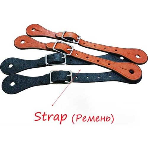 Riding Spurs Leather Strap Horse Riding Antique Western Hand Carved Spur Decorative Riding Boots Horse Racing Equipment Cavalo