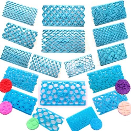 Cakes Mold Fondant Embosser Flower Leaf Cookie Cutters Biscuit Molds Icing Embossing Cutter Cake Decorating Moulds Decoration