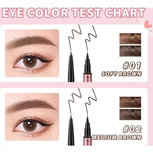 2 In1Eyebrow Pencil Eyeliner Pen Double-head Long-lasting Dual Purpose Waterproof Eye Liner Natural Makeup Cosmetics TSLM1
