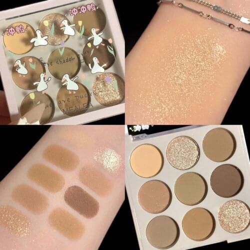 HUDA STORY 18 Colors Desert Rose Eyeshadow Palette Long Lasting Mashed Pearl Sequins Matte Earth Eye Shadow Eye Makeup TSLM2