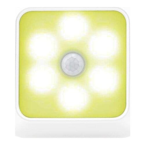 LED Night Light Wireless Detector Light Wall Lamp Light Auto On/Off Closet Battery Power Infrared PIR Motion Sensor Lighting