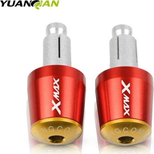 Motorcycle Accessories for XMAX 7/8" 22MM Handlebar Hand Grips Handle Bar End Cap For Yamaha xmax 125 250 300 400 X MAX 2017