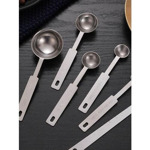 12 PCS Cup And Spoon Set, Professional Measuring Spoons Cups Set, Stainless Steel Stackable Tablespoons Measuring Set Classic