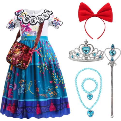 Fancy Beauty Princess Dress up Party Costume Long Sleeve 4 Layers Cosplay Long Dress Halloween Birthday Gift