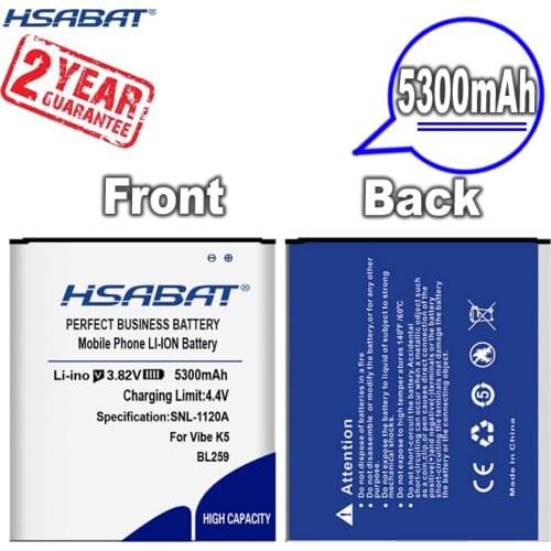 New Arrival [ HSABAT ] BL259 Battery for Lenovo vibe k5 plus K32C36 K32C30 Lemon 3 3S Vibe K5 A6020a40 A6020 A40 A 6020a40