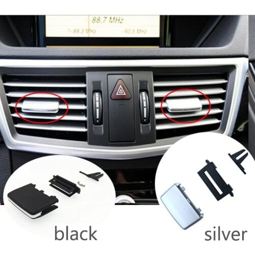 1PC for Mercedes Benz W212 E180 E200 E260 E280 E300 A / C Air Outlet Black Label Clips Repair Kit / Air Conditioning Vent