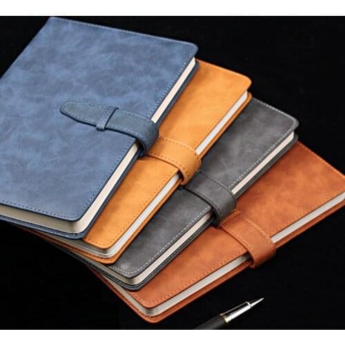 Creative Office Leather Notebook B5 Daily Planner Agenda 2021 Hardcover Notebook A5 Business Diary Notepad Note Book cover