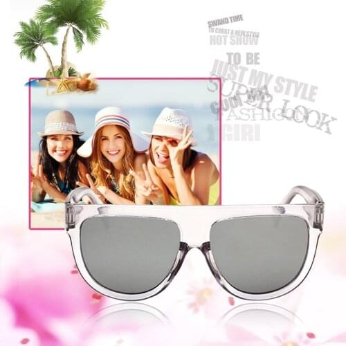 Vintage Summer Beach Sunglasses Trendy Oversize Glasses AC Resin Lens Anti Ultraviolet Radiation Prevention Eyewear