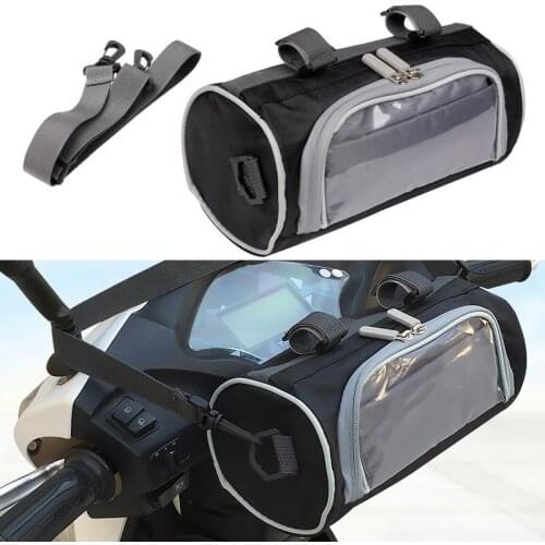 New Motorcycle Waterproof Bag Front Seat Bag Handlebar Storage Bag Container Convenient Shoulder Luggage Bag Portable Moto Bag