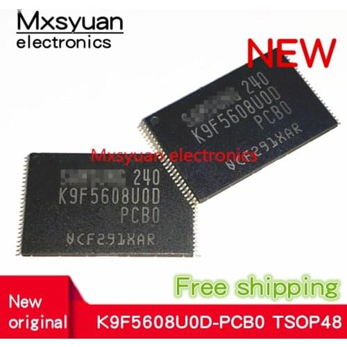 5PCS K9F5608U0D-PCB0 K9F5608U0D K9F5608UOD-PCBO K9F5608UOD TSOP48 New memory chip, in stock