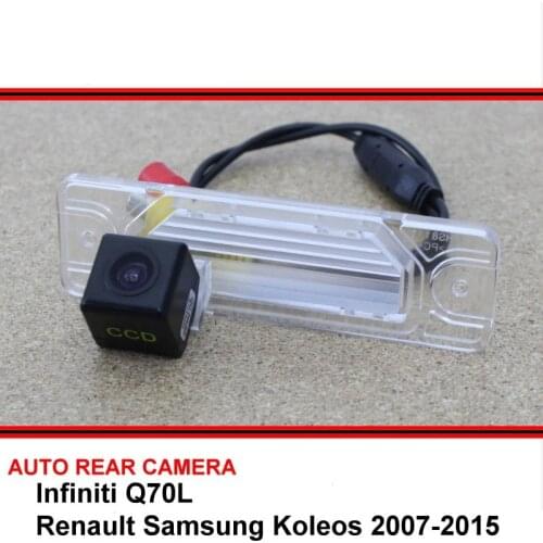 For Renault Samsung QM5 Koleos 2007-2015 Infiniti Q70L trasera Night Vision Car Reverse Backup Parking Rear View Camera HD CCD