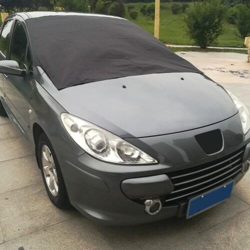 Car Front Sun Shade Cover Dual-use Winter Front Glass Protector Winter Magnetic Front Windshield Snow Cover