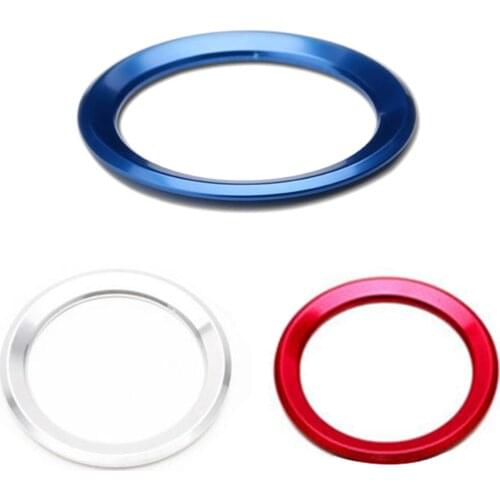 For BMW E34 E30 E60 E36 E39 E46 E30 E60 E90 E92 F10 F30 F25 Ca Steering Wheel Circle Covers Interior Car Accessories Silver