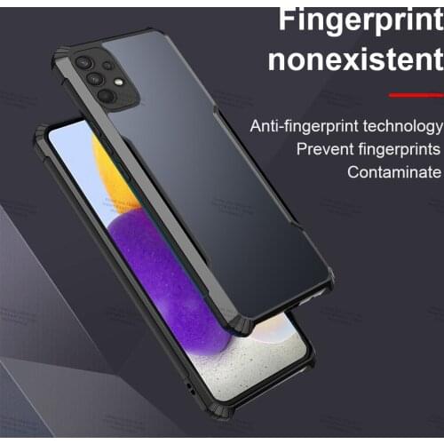For Samsung Galaxy A72 5G Airbag Bumper Shockproof Shell for samsun samsun galaxi a 72 72a 6.7 inch Transparent Protective Cover
