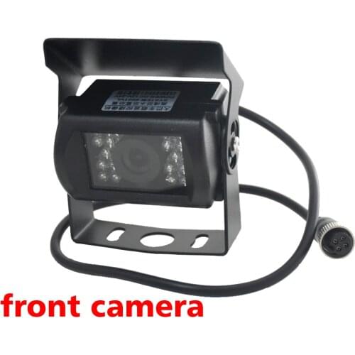HD CCD 120 Degree IR Nightvision 4pin Car parking Front Camera Cmos Bus Truck without parking line