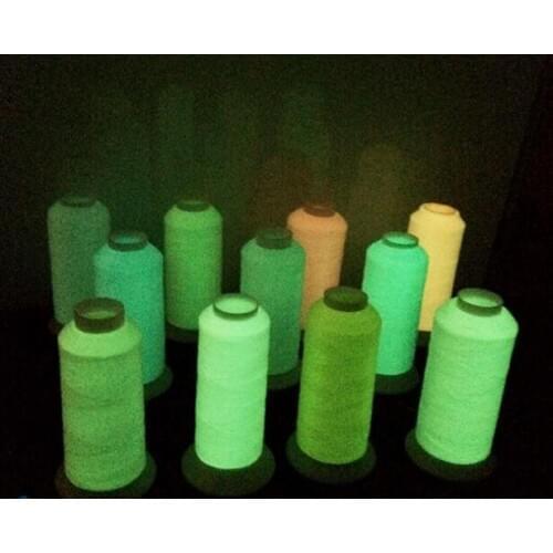 Cross stitch luminescent luminous floss thread glowing thead glow in the dark night, 1000 yards per bobbin, 12 colors in stock