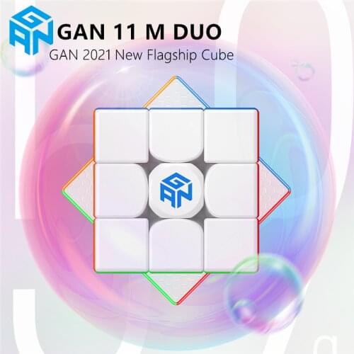 New GAN 11 M DUO Magnetic Magic Speed Cube Stickerless GAN11M Duo Magnets Puzzle Cubes GAN11 M Duo Educational Toys For Children