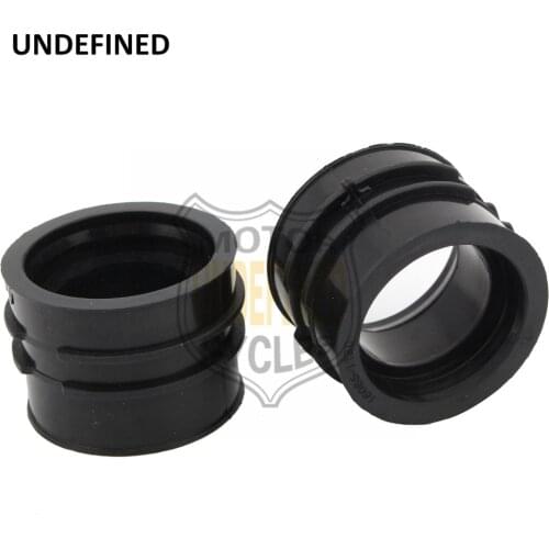 Motorcycle Parts Carburetor Intake Manifold Interface Rubber Joint Boot Set KAWASAKI Ninja 500R EX500 1987-2009 Black UNDEFINED