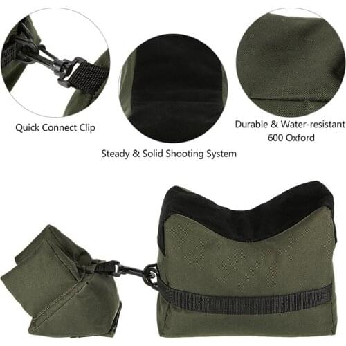 Tactical Sinper Shooting Hunting Gun Accessories Military Rifle Front & Rear Bag Unfilled Support Bag Nylon Gun Bag