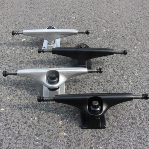 New 6.25inch Truck 230mm Longboard Bridge Black Silver Skateboard Truck Bridge Aluminium Lonboard Parts