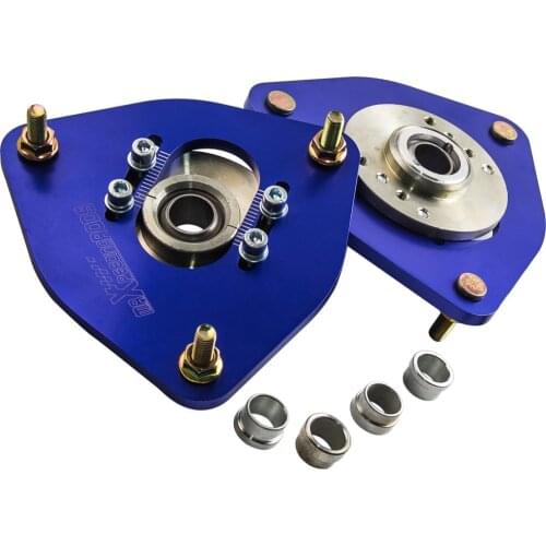 2PCS Front Shock Absorber Top Mount Camber Plate for Subaru Impreza 2002-2007 WRX GDB