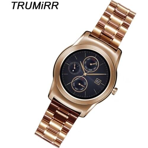 22mm Stainless Steel Watch Band Smartwatch Strap Bracelet for LG G Watch W100 W110 Urbane W150 ASUS Zenwatch 2 Pebble Time Steel