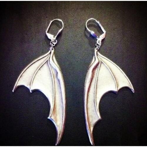 Bat Wing Earrings , Halloween Earrings , Vampire Bat Earrings , Bat Lovers Ladies gifts , Gothic Victorian Earrings