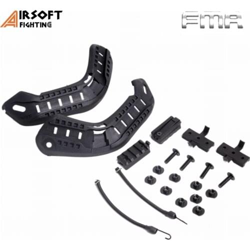 FMA Helmet Side Rail Guide Suit for Tactical Airsoft Paintball Hunting Helmet Accessories with Lanyard