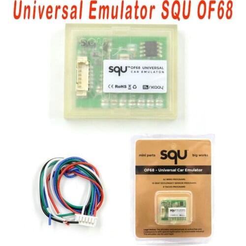SQU OF68 Universal Car Emulator Support IMMO Seat occupancy sensor Tacho Programs For VAG For Many Cars