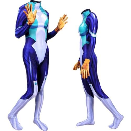 Adults Kids Anime My Boku no Hero Academia Nejire Hado Body Spandex Bodysuit Zentai Halloween Costume Cosplay Skin Suit Catsuit