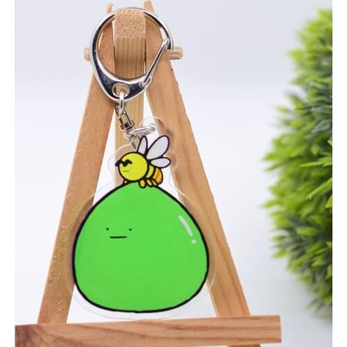 WL0893 Chibi Keychain Acrylic Cartoon Keyring Accessories