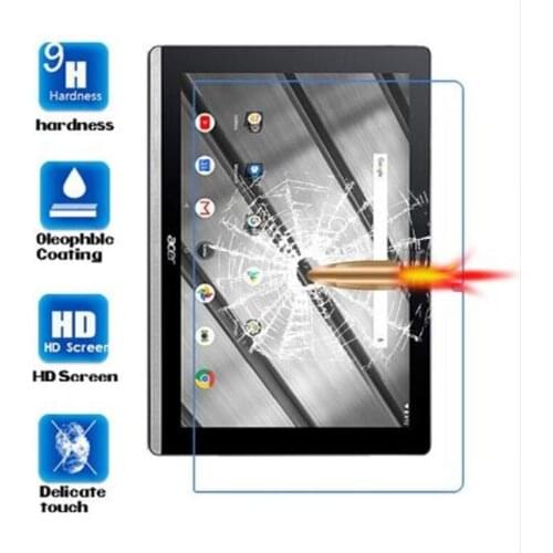 Tempered Glass Screen Protector Film for Acer Iconia One B3 A50 B3-A50 10.1"