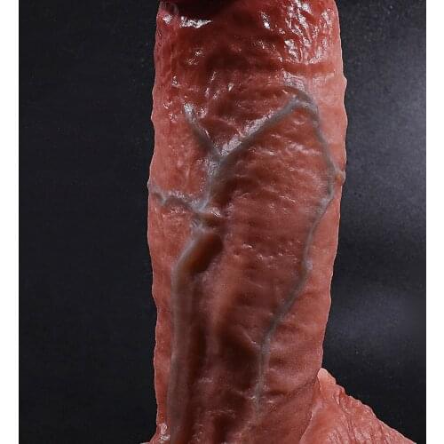 1:1 Blood Vessel Realistic Dildos Foreskin Dick for Females Masturbation Tools Huge Suction Cup Penis Fake Lesbian Adult Erotic