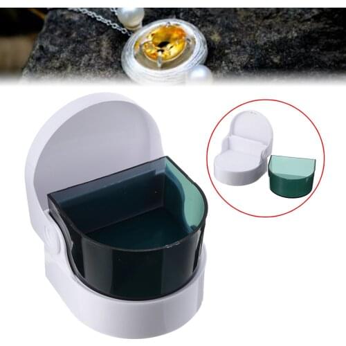 1PC Mini Ultrasonic Ultra Sonic Cleaner Bath Cordless For Jewellery Ring Dentures Cleaning