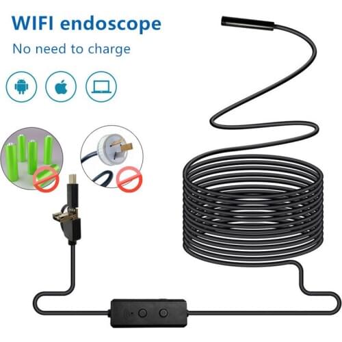 3 in 1 8mm WIFI Endoscope Camera for Cars,endoscope for Android IOS Smartphone USB Mini Camera Endoscopio Endoscope for Iphone