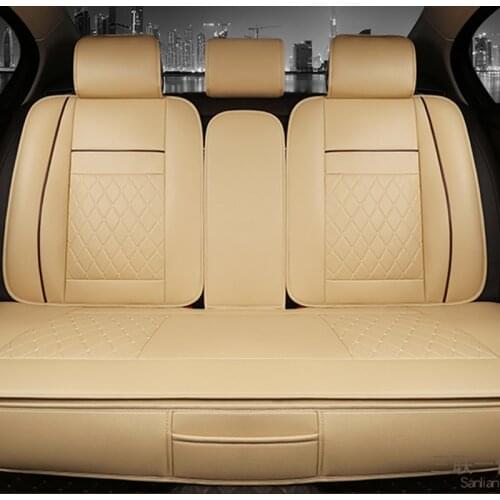 Waterproof Back Rear Car Seat Covers Universal PU Leather Cushion Protector Pad Mat Fit Most Car Accessories Interior