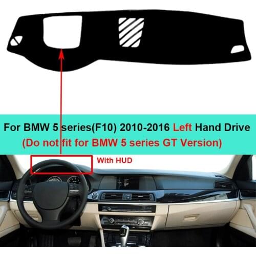 Dashboard Cover Dash Mat Carpet Cushion For BMW 5 series(F10) 2010 2011 2012 2013 2014 2015 2016 Sun Shade Pad Carpet Anti-UV