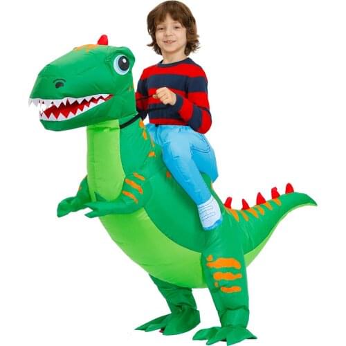 Child Kids Purim Dinosaur Inflatable Costume Boys Girls Party Cosplay Costumes Funny Carnival Cartoon Halloween Dress Suit