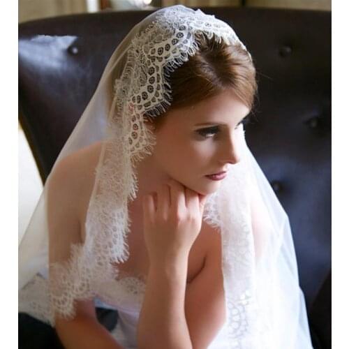 White/Ivory Wedding Veil One-layer long Bridal Veil Head Veil Wedding Accessories Hot Sell